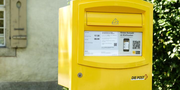 Briefeinwurf bei der Gemeindeverwaltung Diessbach